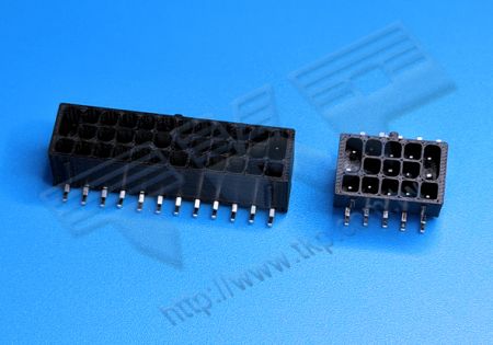 公座 3.00mm (.118") 間距 三排 臥式 SMT 90° 線對板連接器 Lead-Free RoHS REACH