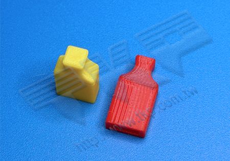 ショートブロックキャップ 5.00mm (.197") ピッチ デュアルロウ H=19.3MM 閉口 ハンドルタイプ ショートブロック ジャンパーキャップ リードフリー RoHS REACH