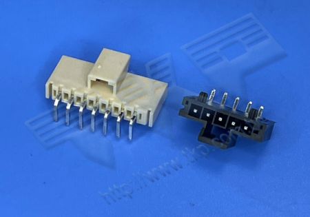 HEADER 2.50mm (.098") PITCH แบบแถวเดียวตรง 90° DIP - MOLEX