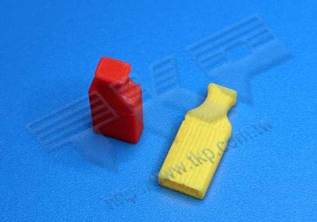 ショートブロック 3.96mm (.156") ピッチ デュアルロウ H=19.3MM 閉口 ハンドルタイプ ショートブロック ジャンパーキャップ リードフリー RoHS REACH