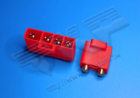 オスソケット XT90 2PIN~8PIN ドローン 防水 有フック シングルロウ コネクタ リードフリー RoHS REACH