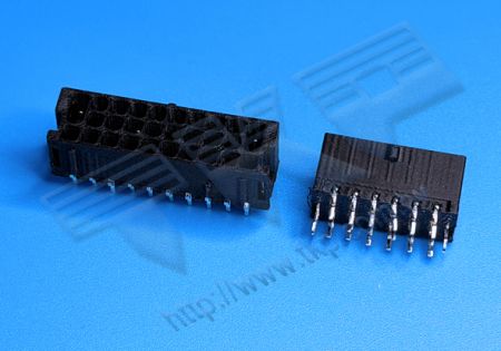 公座 3.00mm (.118") 間距 三排 立式 DIP 180° 塑膠插耳 線對板連接器 Lead-Free RoHS REACH