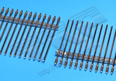 Terminal ojo de pez de 2.50mm (.098") Pin cuadrado 0.64mm(0.25")