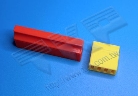 ショートブロックキャップ 5.00mm (.197") ピッチ デュアルロウ H=19.3MM 閉口 ハンドルタイプ プラスチック一体型 ショートブロック ジャンパーキャップ リードフリー RoHS REACH