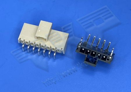 HEADER 2.50mm (.098") PITCH แบบแถวเดียวตรง 90° DIP - MOLEX