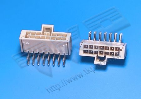 ЗАГОЛОВОК 2.50мм (.098") ШАГ Двойной Ряд Прямой Тип 90° DIP - MOLEX