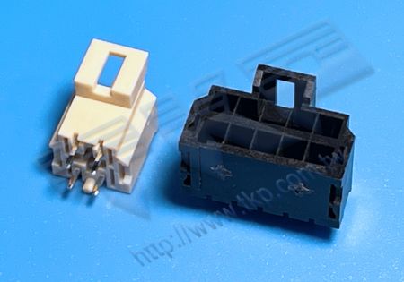 HEADER WANITA 3.50mm (.138") PITCH Tegangan Tinggi Dual ROW 180° DIP Cocok dengan H35M1R Seri Perumahan - MOLEX