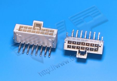 ЗАГОЛОВОК 2.50мм (.098") ШАГ Двойной Ряд Прямой Тип 90° DIP - MOLEX