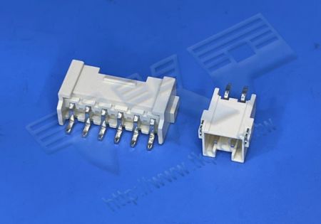 オスコネクタ 3.96mm (.156") ピッチ 横型 SMT 90° フックLOCK線対基板コネクタ リードフリー RoHS REACH - VH-JST