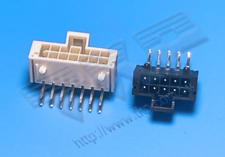 ЗАГОЛОВОК 2.50мм (.098") ШАГ Двойной Ряд Прямой Тип 90° DIP - MOLEX