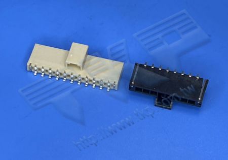 HEADER 2.50mm (.098") PITCH ประเภทตรงแถวเดียว 90° SMT - MOLEX