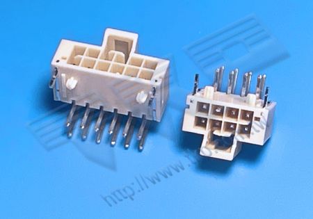 HEADER 2.50mm (.098") PITCH แบบสองแถวตรง 90° DIP - MOLEX