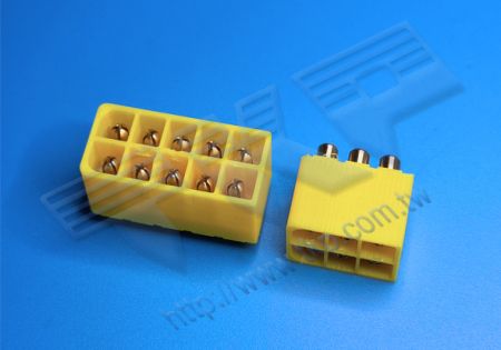 オスソケット XT60 2PIN~8PIN ドローン 防水 カチッと固定なし ダブル列 コネクタ ワイヤー対ワイヤーコネクタ リードフリー RoHS REACH