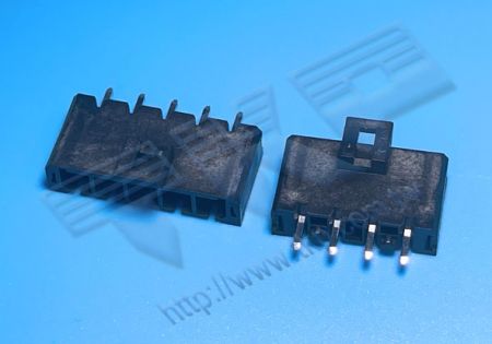 HEADER WANITA 5.70mm (.224") PITCH Tegangan Tinggi 180° DIP Berpasangan dengan H57M1R Seri Perumahan - MOLEX
