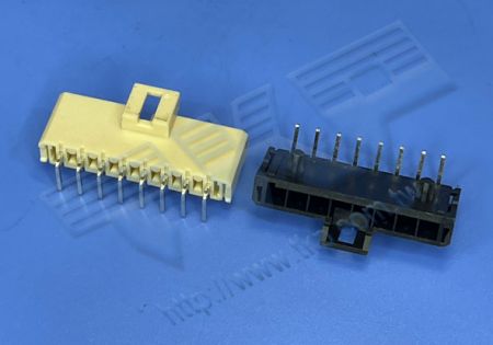 HEADER WANITA 3.50mm (.138") PITCH Tegangan Tinggi 90° DIP Cocok dengan H35M1R Seri Perumahan - MOLEX