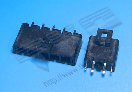 HEADER WANITA 5.70mm (.224") PITCH Tegangan Tinggi 180° DIP Berpasangan dengan H57M1R Seri Perumahan - MOLEX