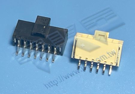 HEADER 2.50mm (.098") PITCH แบบสองแถวตรง 90° SMT - MOLEX