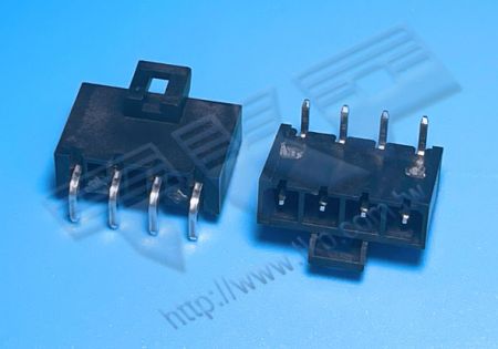 HEADER WANITA 5.70mm (.224") PITCH Tegangan Tinggi 90° DIP Berpasangan dengan H57M1R Seri Perumahan - MOLEX