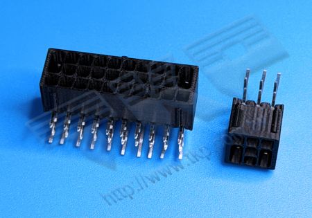 公座 3.00mm (.118") 間距 三排 臥式  90° 線對板連接器 Lead-Free RoHS REACH