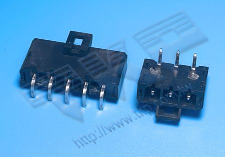 HEADER WANITA 5.70mm (.224") PITCH Tegangan Tinggi 90° DIP Berpasangan dengan H57M1R Seri Perumahan - MOLEX