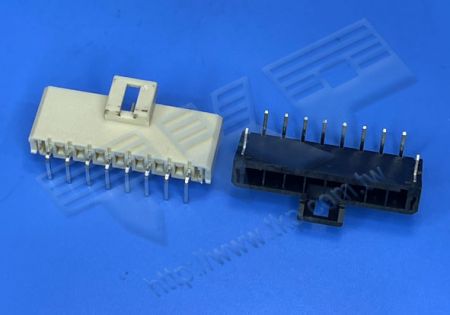 HEADER WANITA 3.50mm (.138") PITCH Tegangan Tinggi 90° DIP dengan Peg Logam Cocok dengan H35M1R Seri Perumahan - MOLEX