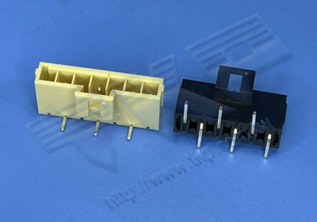 HEADER WANITA 3.50mm (.138") PITCH Tegangan Tinggi 180° DIP Cocok dengan H35M1R Seri Perumahan - MOLEX