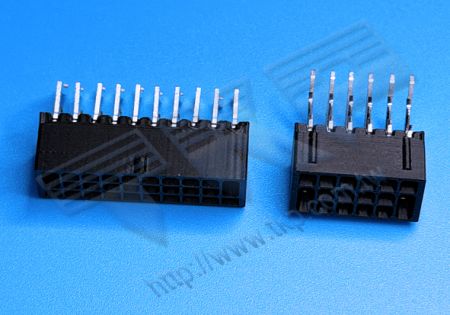 公座 3.00mm (.118") 間距 三排 臥式 SMT  90° 線對板連接器 Lead-Free RoHS REACH
