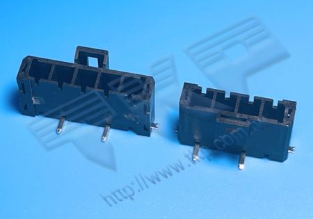 HEADER WANITA 5.70mm (.224") PITCH Tegangan Tinggi 180° DIP Berpasangan dengan H57M1R Seri Perumahan - MOLEX