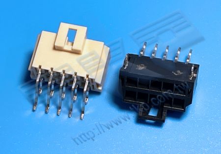 HEADER PEREMPUAN 3.50mm (.138") PITCH Tegangan Tinggi Baris GANDA 90° SMT Cocok dengan Rumah Seri H35M1R - MOLEX