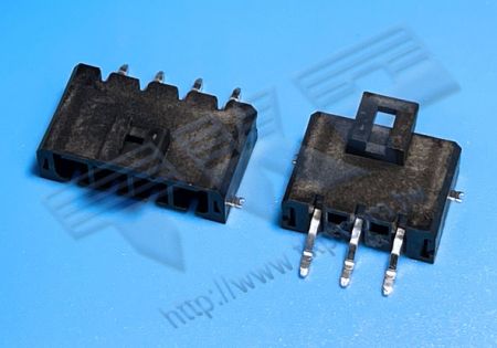 HEADER WANITA 5.70mm (.224") PITCH Tegangan Tinggi 90° DIP Berpasangan dengan H57M1R Seri Perumahan - MOLEX