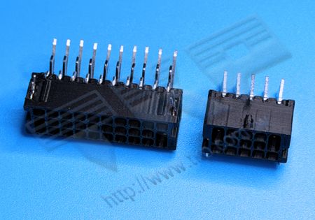公座 3.00mm (.118") 間距 三排 臥式 SMT 90° 金屬固定耳 線對板連接器 Lead-Free RoHS REACH