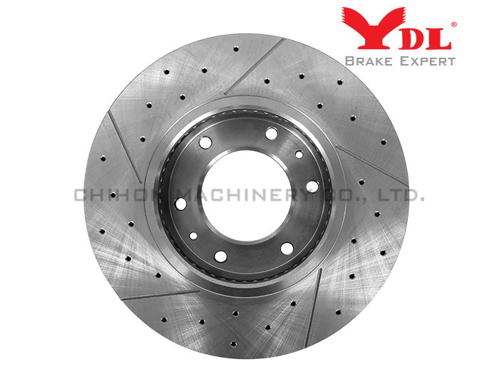 Performance Slotted Drilled Brake Rotor for HYUNDAI Starex 2007- - High ...