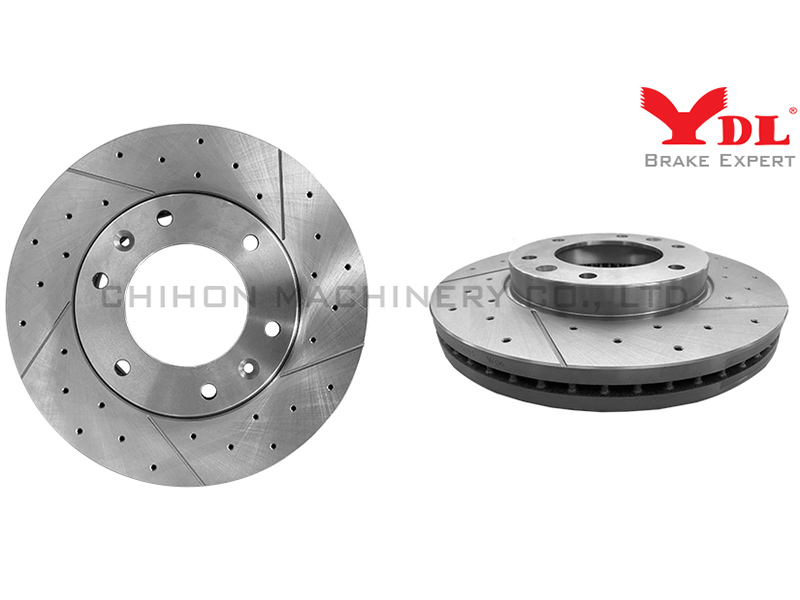Performance Slotted Drilled Brake Rotor for HYUNDAI Starex 2007- - High ...