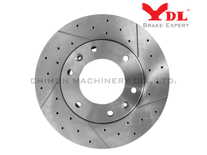 Performance Slotted Drilled Brake Rotor for HYUNDAI Starex 2007- - High ...