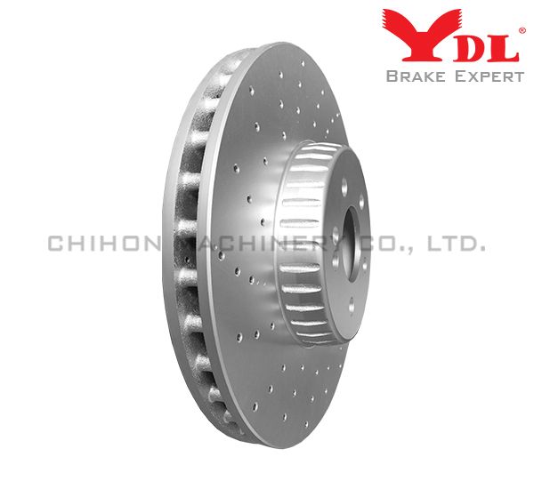 Disque de frein avant pour MERCEDES BENZ E-CLASS, C-CLASS, A-CLASS, B-CLASS, CLA, GLA avec finition argentée E-coatée - Mercedes Benz E-Classe A0004212212.