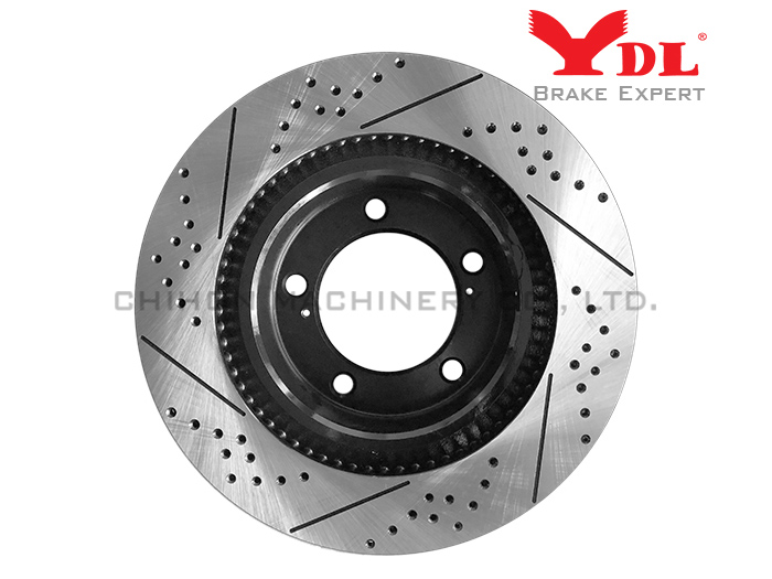 Performance Front Drilled Rotor for TOYOTA Land Cruiser and LEXUS LX570 ...