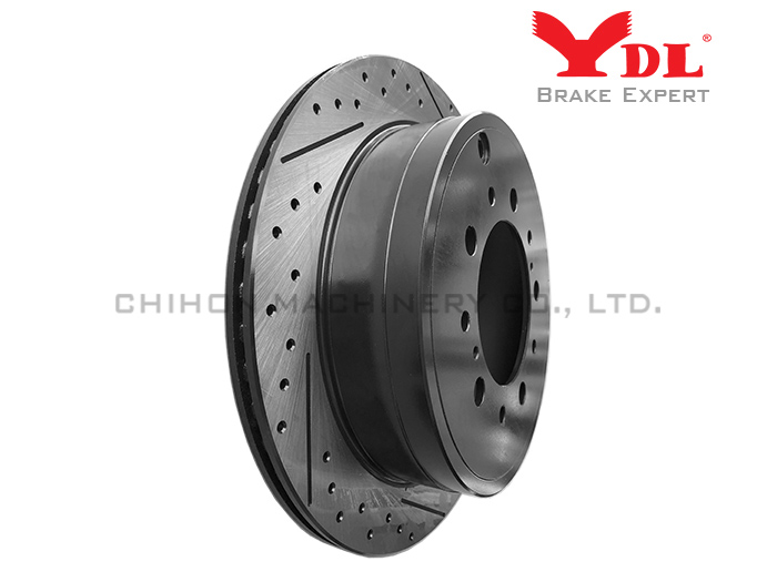 Rotor perforado trasero de alto rendimiento para TOYOTA LAND CRUISER y LEXUS LX570 - Disco de freno TOYOTA 42431-60290.