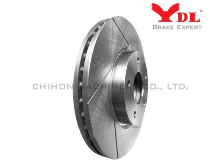 Performance Front Slotted Disc Brake Rotor for NISSAN JUKE and TIIDA