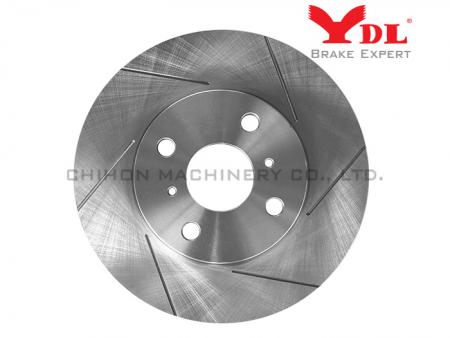 TOYOTA slotted brake disc 43512-0D030.