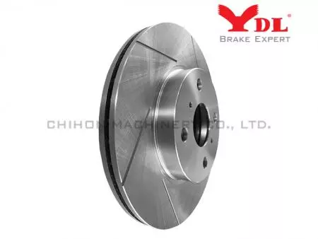 Disque de frein à fente de performance pour TOYOTA VIOS 1.5 2003- - Rotor rainuré TOYOTA 43512-52040.