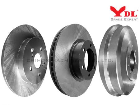 Brake Disc Rotors and Drums - Premium Quality Brake Disc Rotor, Black E-coated, and Drum for Japanese, American, European, Korean, Franch vehicle cars.