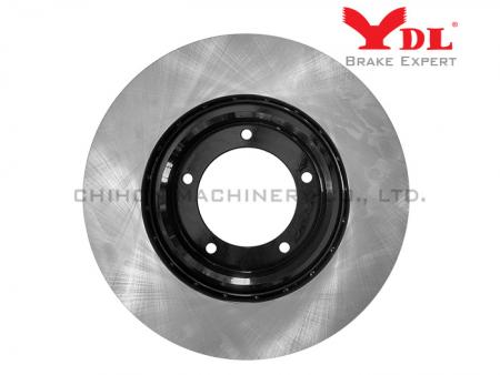 TOYOTA LAND CRUISER front disc back.