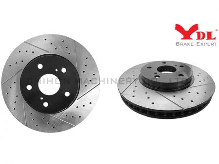 TOYOTA slotted disc 4351206120.