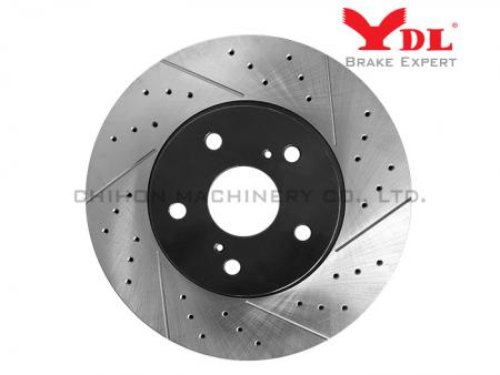 TOYOTA drilled disc 43512-06100.