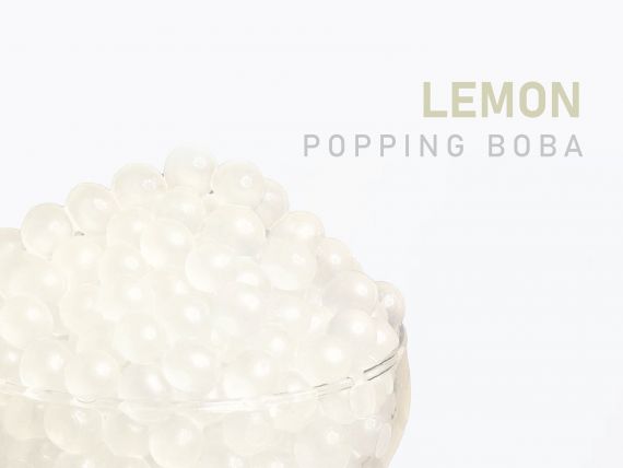 Lemon Popping Boba - Wholesale lemon popping boba for beverage businesses