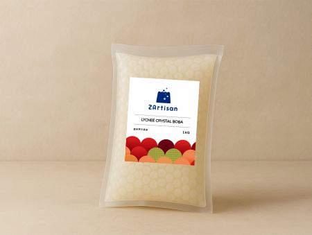 Lychee Crystal Boba - Wholesale lychee crystal boba for beverage businesses