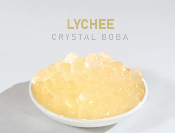 Lychee Crystal Boba - Wholesale lychee crystal boba for beverage businesses