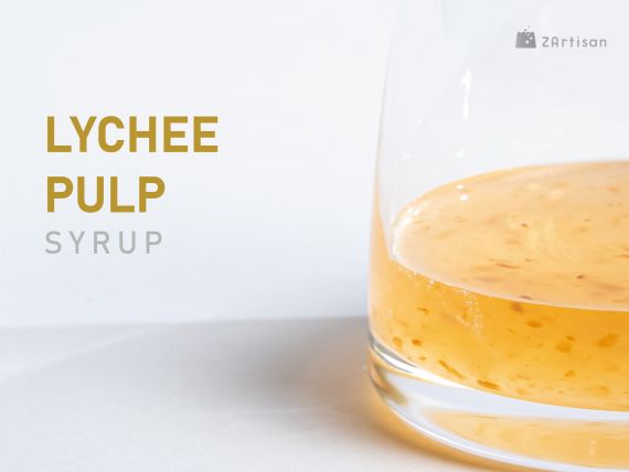 Lychee Syrup - Pulp - Wholesale lychee syrup with pulp for beverage businesses
