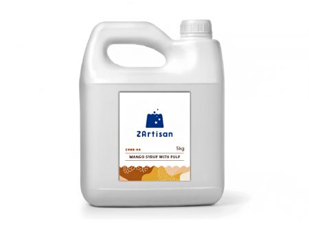 Mango Syrup - Pulp - Wholesale mango syrup with pulp for beverage businesses