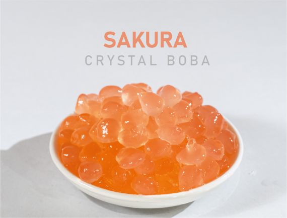 Sakura Crystal Boba - Wholesale sakura crystal boba for beverage businesses